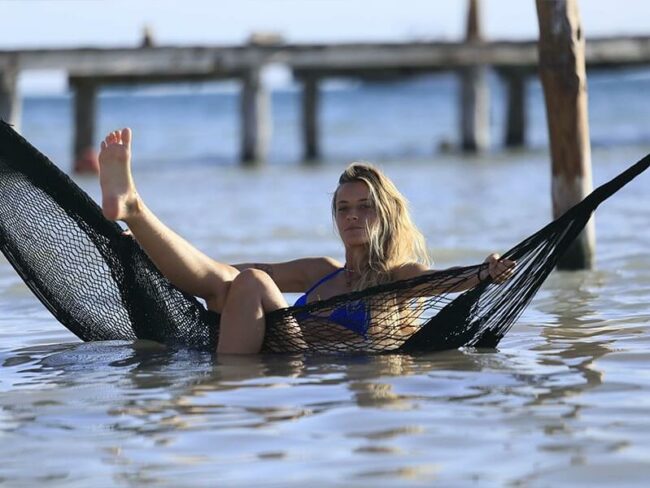 Hammocks is an excellent way to enjoy the beautiful waters in Isla Mujeres through the Half Day Catamaran Tour