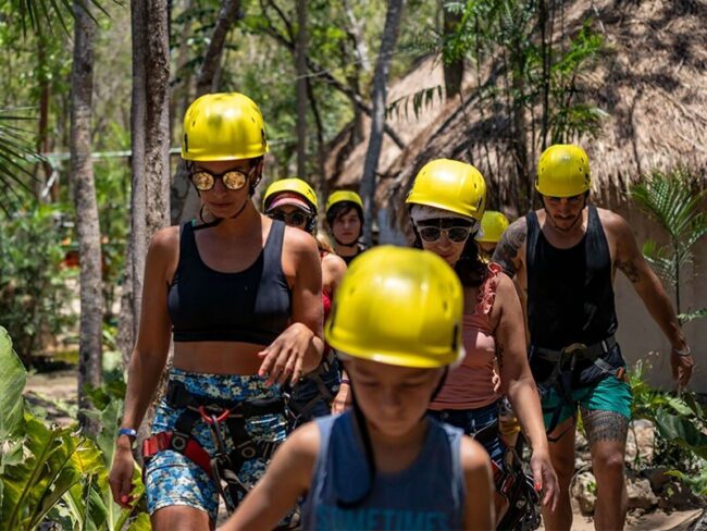 Put on your helmets and get ready for a thrilling adventure on ATVs, cenotes, ziplines, a visit to the Mayan Ruins, and a Mexican lunch here at the Full Day Coba Ruins and Jungle ATV Tour