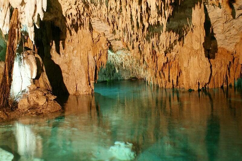 Explore the best private cenote with crystal clear turquoise waters and a magical scenery at our Full Day Coba Mayan Ruins and ATV Tour