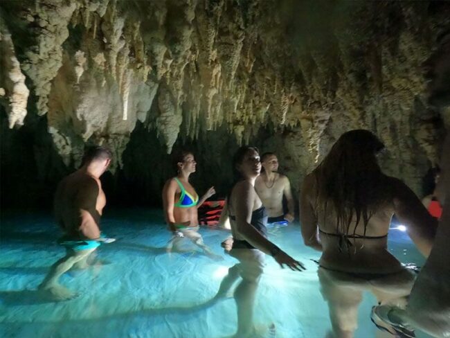 Discover the secrets of a hidden cenote here at Tulum Tours From Riviera Maya