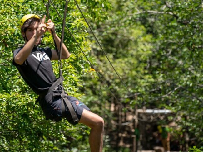 Take a funky picture while having the best experience of zip lining from platform to platform in the middle of the jungle, here at Tulum Tours from Riviera Maya