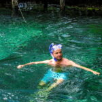 The Full Day Holbox Excursion is the best choice for a relaxing day swimming in a crystal clear cenote