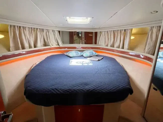 Private Yacht in Cancun perfect for 20 People with 3 comfortable bedrooms and 2 bathrooms onboard